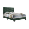 Warner Eastern King Upholstered Bed Green - 310043KE