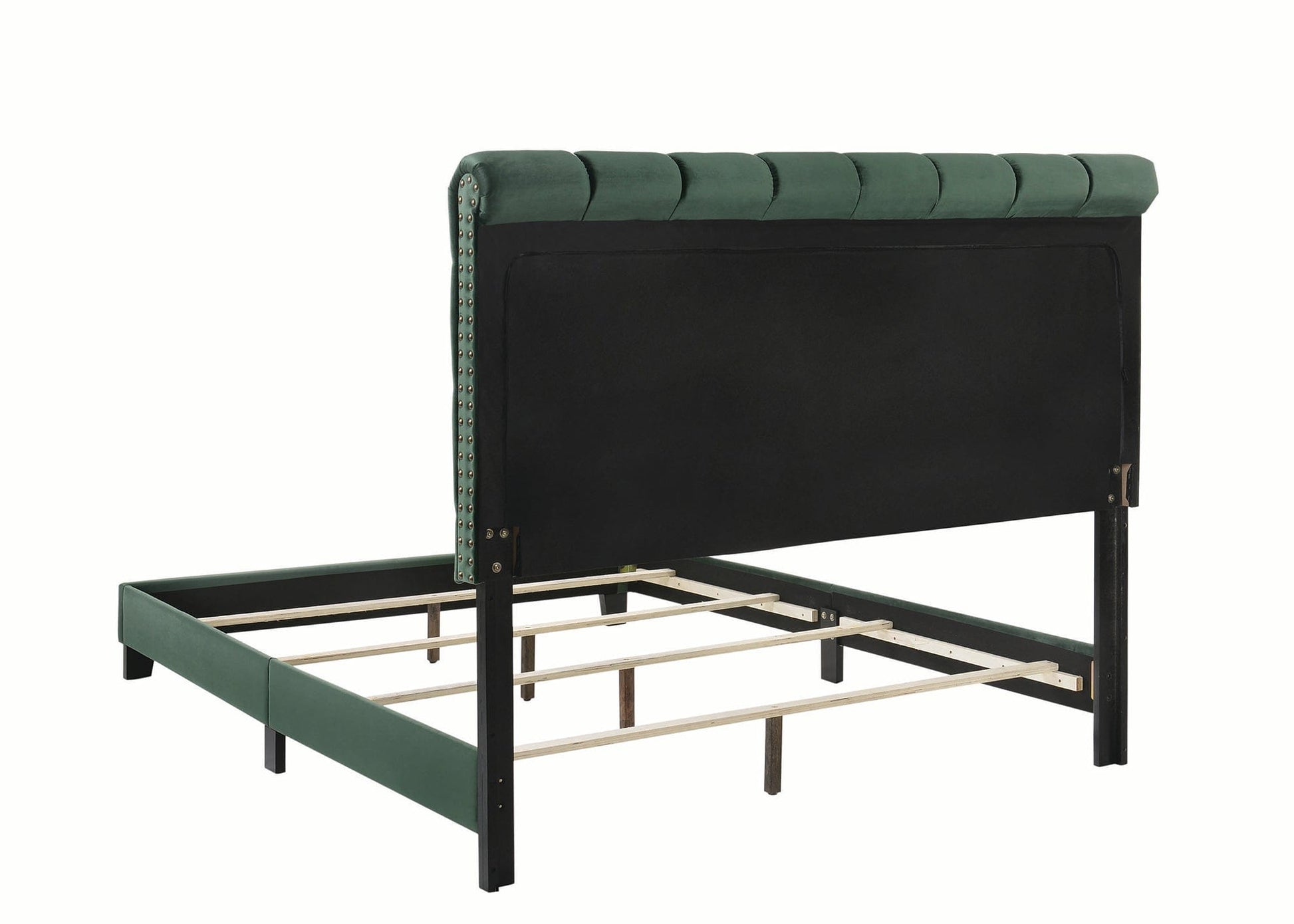 Warner Full Upholstered Bed Green - 310043F A-Z Store Nadia