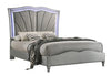Bowfield Eastern King Upholstered Bed With LED Lighting Grey - 310048KE