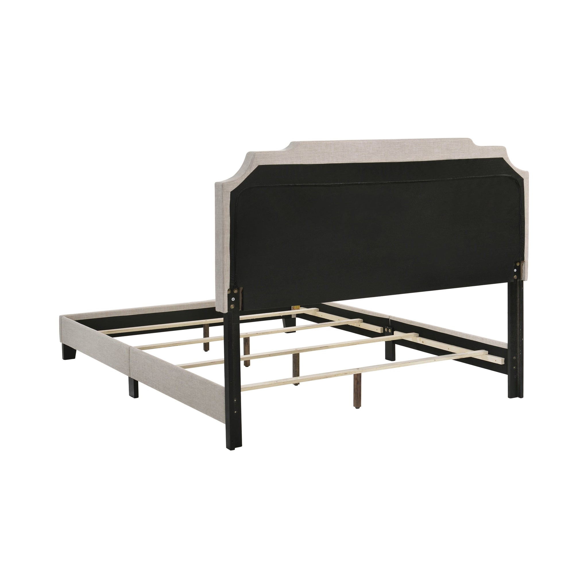 Tamarac Upholstered Nailhead Full Bed Beige - 310061F