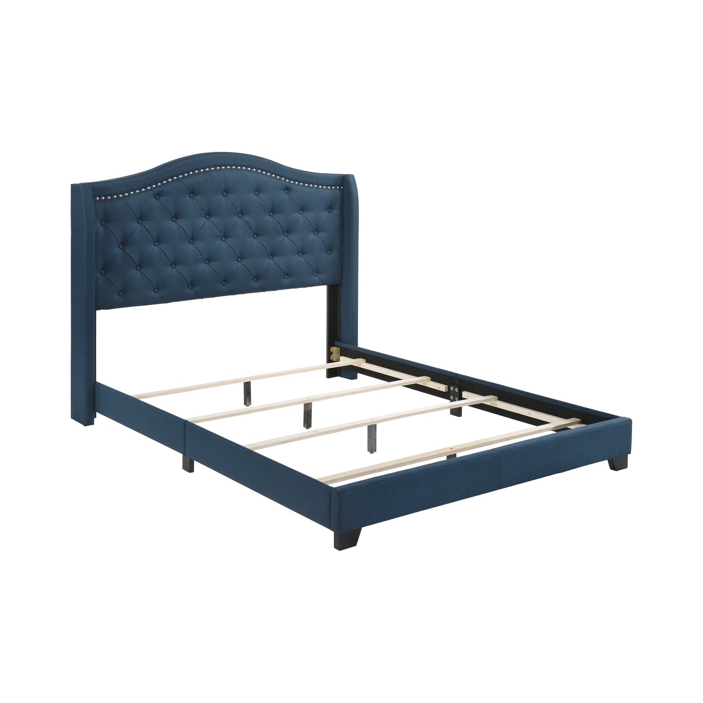 Sonoma Eastern King Camel Headboard With Nailhead Trim Bed Blue - 310071KE A-Z Store Nadia