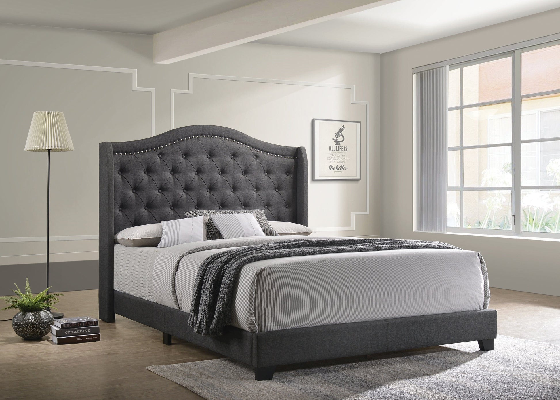 Sonoma Camel Back Full Bed Grey - 310072F A-Z Store Nadia