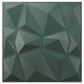 Art3d Textures 3D Wall Panels Army Green Diamond Design for Interior Wall Decor Pack of 12 Tiles 32 Sq Ft (PVC) MEGA