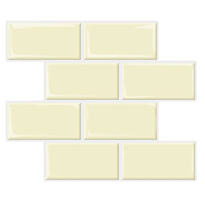 Art3d Peel and Stick Subway Tile, Faux Ceramic Tile (14x12, Thicker Version)