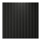 Art3d Slat Wall Panel, 3D Fluted Textured Panel 12-Tile 19.7 x 19.7in. - Black MEGA