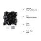 Art3d PVC 3D Diamond Wall Panel Jagged Matching-Matt Black, for Residential and Commercial Interior Decor MEGA