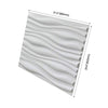 Art3d Decorative PVC 3D Wall Panels, 32 Square Feet, Wave 2