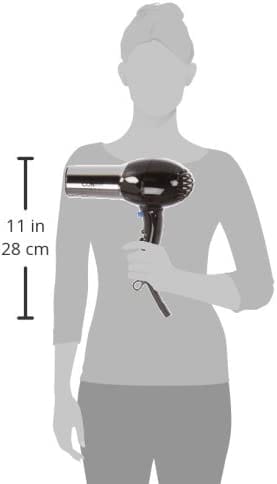 Conair 256X Ionic 1875-Watt Turbo Styler Black/Chrome Ionic conditioning minimizes static electricity in your hair, making it silky and shiny without overheating it. - 256N Pie's Variety Store