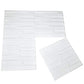 Art3d White Wall Panels Brick Design 3D Wall Panels, White, 12 Tiles 32 Sq Ft MEGA