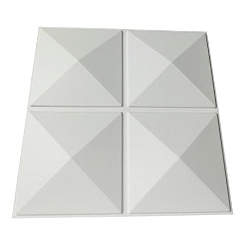 Art3d Decorative 3D Panels in Modern Wall Design, Square, 32 Feet MEGA