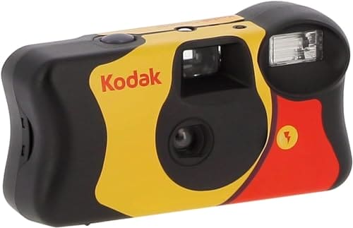 kodak 3920949 Fun Saver Single Use Camera with Flash (Yellow/Red) Kodak