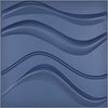 Art3d 32 Sq.Ft 3D Wall Panels, 15+ Patterns Decorative 3D Panels, Blue Wave