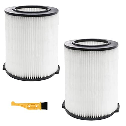 2 Pack VF4000 Replacement Filter for Shop Vac Wet Dry Vacuums 5-20 Gallon 72947 & for Husky 6-9 Gallon Vacuum Cleaners, Compatible with Rigid RV2400A WD5500 WD0671 WD1270 RV2600B WD06700 WD09450
