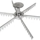 Royal Industries Pie Marker, Cast Aluminum, 6 Cut, Silver, Commercial Grade  When cutting a pie for a family meal one probably doesn't really put a whole lot of thought into making each slice an even size-ROY PMT 6 Hannah's Variety Store