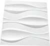 Art3d Textures PVC Wall Panels, Big Wave 3D Panelling, 19.7