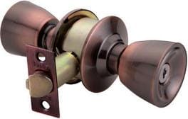 RAIDER Keyed Entry Lock Door Knob 3201 Antique Copper (AC) for Office or Front Door-3201 AC-ET MEGA