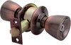 RAIDER Cylindrical Entrance Lock Door Knob 3201 Antique Copper (AC) for Office or Front Door-3201 AC-ET
