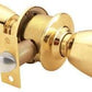 RAIDER Keyed Entry Lock Door Knob 3201 PB-ET Polished Brass (PB) for Office or Front Door -  3201 PB-ET MEGA