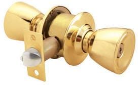 RAIDER Keyed Entry Lock Door Knob 3201 PB-ET Polished Brass (PB) for Office or Front Door -  3201 PB-ET MEGA