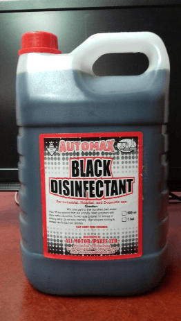 AutoMax - Black Disinfectant Used For General Clean of Residential and Commercial, Assist in removing bacteria, moss and algae from paths, patios, driveways, etc - BD1G MEGA