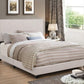 Boyd Twin Upholstered Bed With Nailhead Trim Ivory - 350051T A-Z Store Nadia