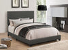 Boyd Full Upholstered Bed With Nailhead Trim Charcoal - 350061F