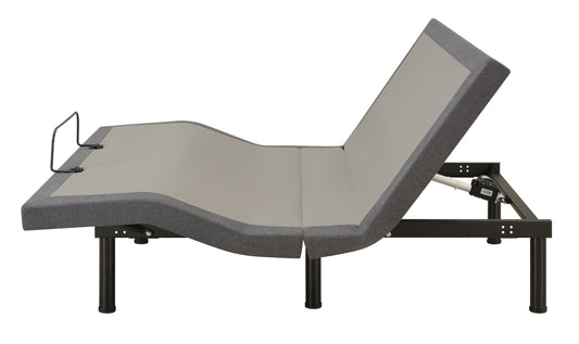 Clara Full Adjustable Bed Base Grey And Black - 350131F A-Z Store Nadia