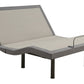 Negan Twin XL Adjustable Bed Base Grey And Black - 350132TL A-Z Store Nadia