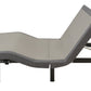 Negan Full Adjustable Bed Base Grey And Black - 350132F A-Z Store Nadia