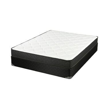 Santa Barbara III Twin Mattress White And Charcoal - 350369T A-Z Store Nadia