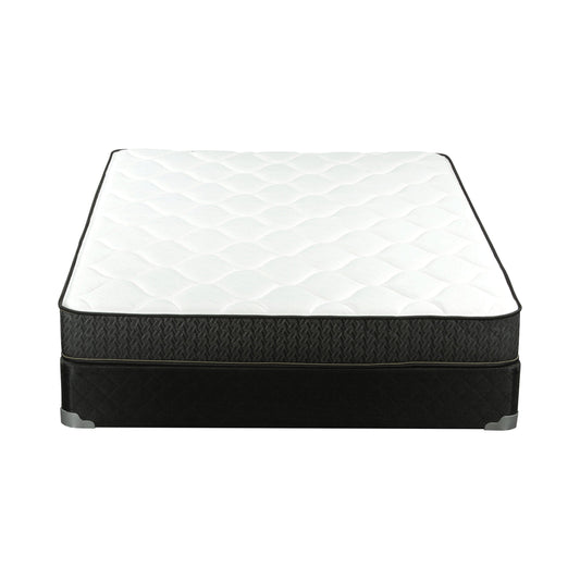 Santa Barbara III Twin Mattress White And Charcoal - 350369T A-Z Store Nadia
