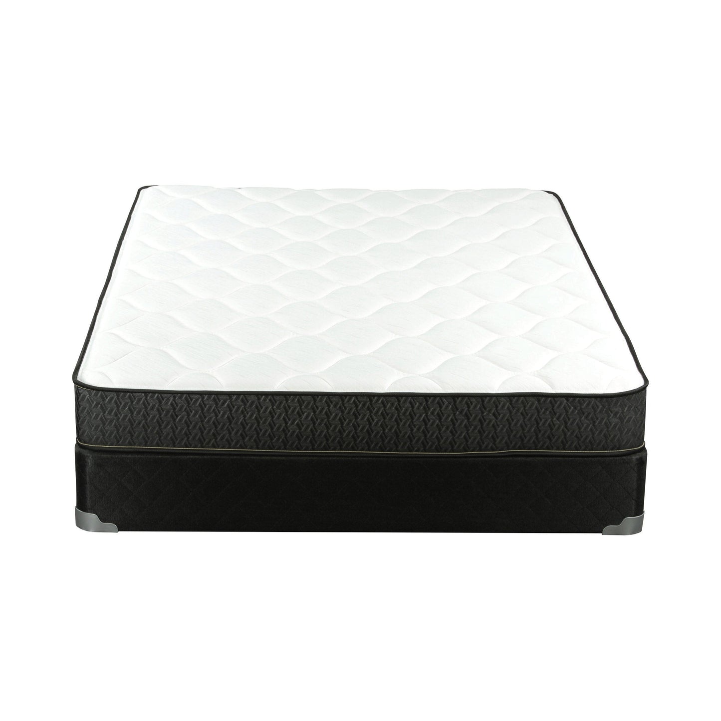 Santa Barbara III Full Mattress White And Charcoal - 350369F A-Z Store Nadia