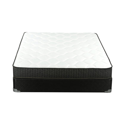 Santa Barbara III Full Mattress White And Charcoal - 350369F