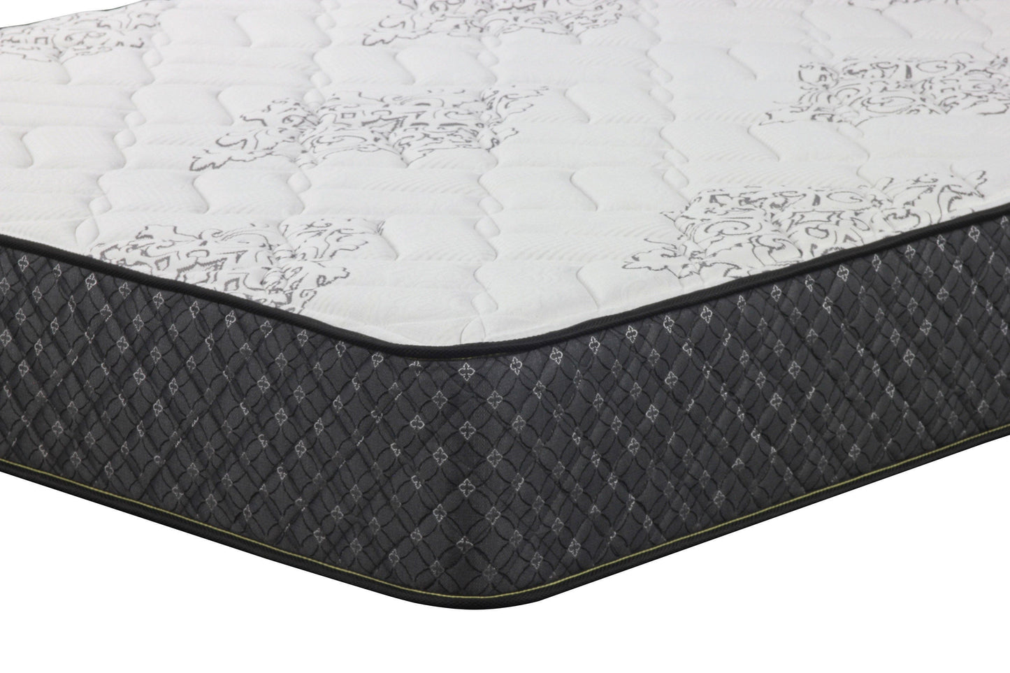 Aspen 12.25″ Eastern King Mattress White And Black - 350381KE A-Z Store Nadia