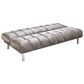 Vanessa Button Tufted Sofa Bed Silver - 360002 COSMEGA