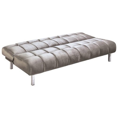 Vanessa Button Tufted Sofa Bed Silver - 360002 COSMEGA