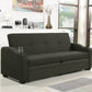 Miller Upholstered Sleeper Sofa Bed Charcoal Grey Collection: Miller SKU: 360063 coastmega