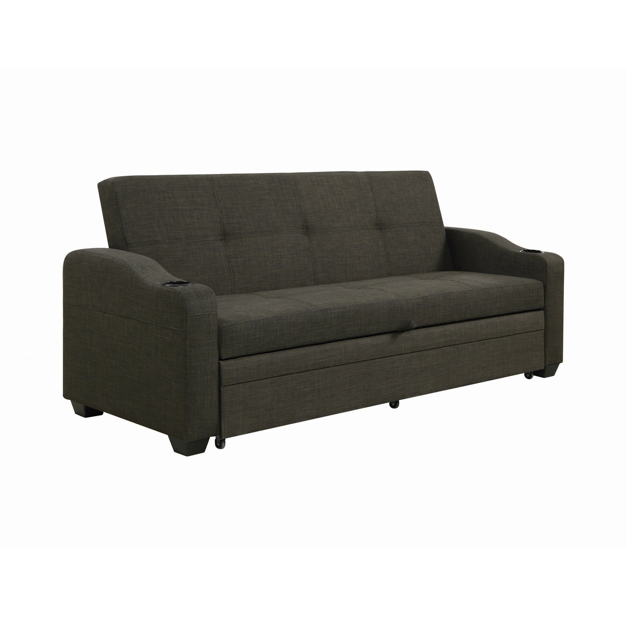 Miller Upholstered Sleeper Sofa Bed Charcoal Grey Collection: Miller SKU: 360063