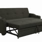 Miller Upholstered Sleeper Sofa Bed Charcoal Grey Collection: Miller SKU: 360063 coastmega