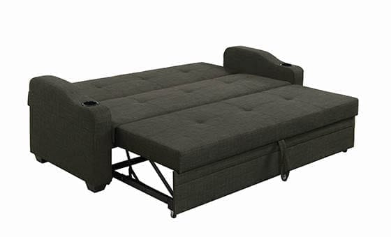 Miller Upholstered Sleeper Sofa Bed Charcoal Grey Collection: Miller SKU: 360063 coastmega