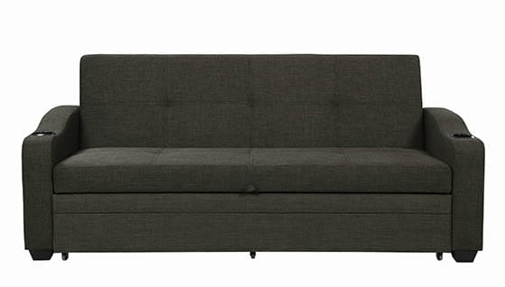 Miller Upholstered Sleeper Sofa Bed Charcoal Grey Collection: Miller SKU: 360063 coastmega