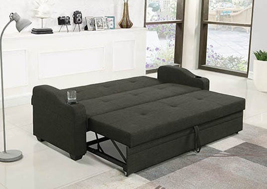 Miller Upholstered Sleeper Sofa Bed Charcoal Grey Collection: Miller SKU: 360063 coastmega