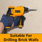 Worksite Impact Drill With Chuck Size 13mm(1/2 inches). Professional Impact Drill. Input Power - 750Watts Impact Drill, Adjustable Speed, Reversible - Voltage: 110-120Volts~,50/60Hz, No-load speed:0-3000/min - EID402 Worksite Power Tools
