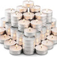 Yummi Unscented Tealights 100pc White, Smokeless, Dripless & Long Lasting Paraffin Tea Candles | Small Votive Mini Tealight Candles for Home, Pool, Shabbat, Weddings & Emergencies - 6991 dayana sifontes