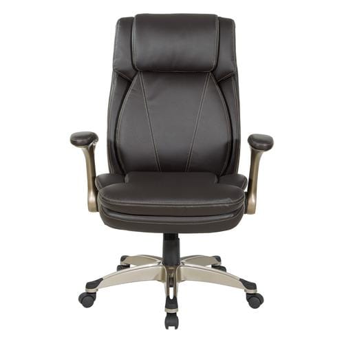OSP Manager Leather Chair providing comfort while working at home or in your office - 418395 EBUYSTT