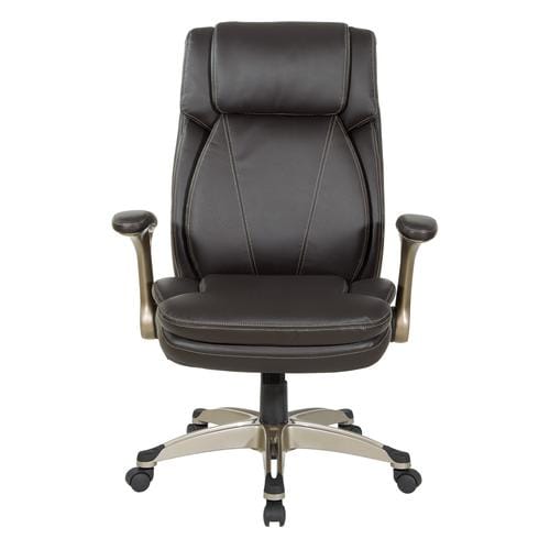 OSP Manager Leather Chair providing comfort while working at home or in your office - 418395