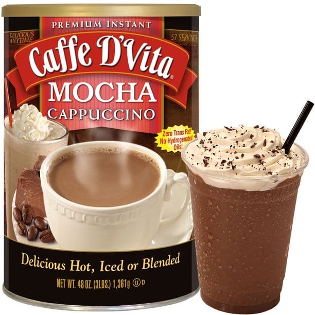 Caffe D'Vita Mocha Cappuccino Mix 48 oz Mocha Cappuccino is our