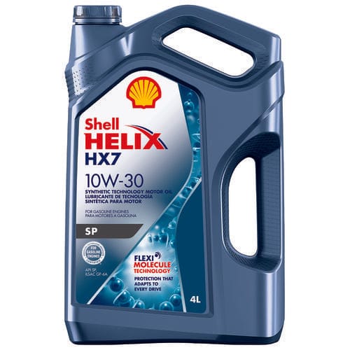 Shell Helix HX7 10W 30 / 4 L  helps to keep gasoline engines clean and running efficiently. It provides excellent sludge protection and helps to prevent engine wear-442535