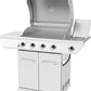 Nexgrill 4 Burner with SideBurner and Griddle grill that’s always ready to fire up soe flavmor for ultimate grilling control, Foldable side shelves provide space flexibility for small patio .Extra griddle for more options-405609 Hannah's Variety Store