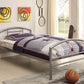 Baines Twin Metal Bed With Arched Headboard Silver - 400159T A-Z Store Nadia